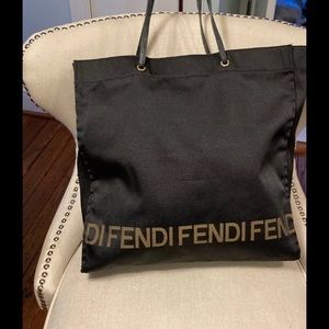 Large Fendi Shopper Tote